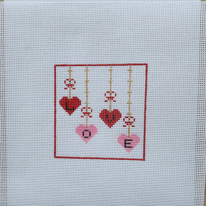 Valentine’s Hanging LOVE Hearts