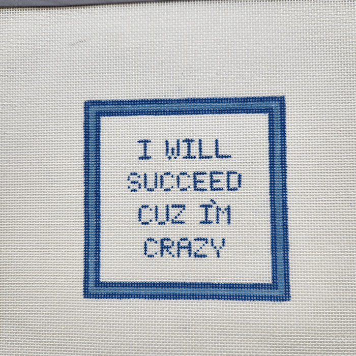 I will succeed because I am crazy