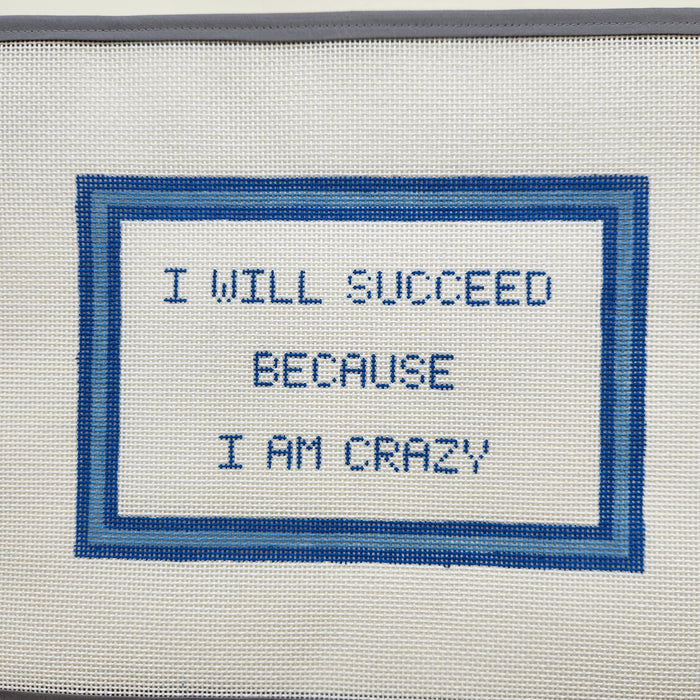 I will succeed because I am crazy