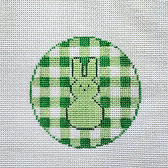 Gingham Peeps Bunny Round