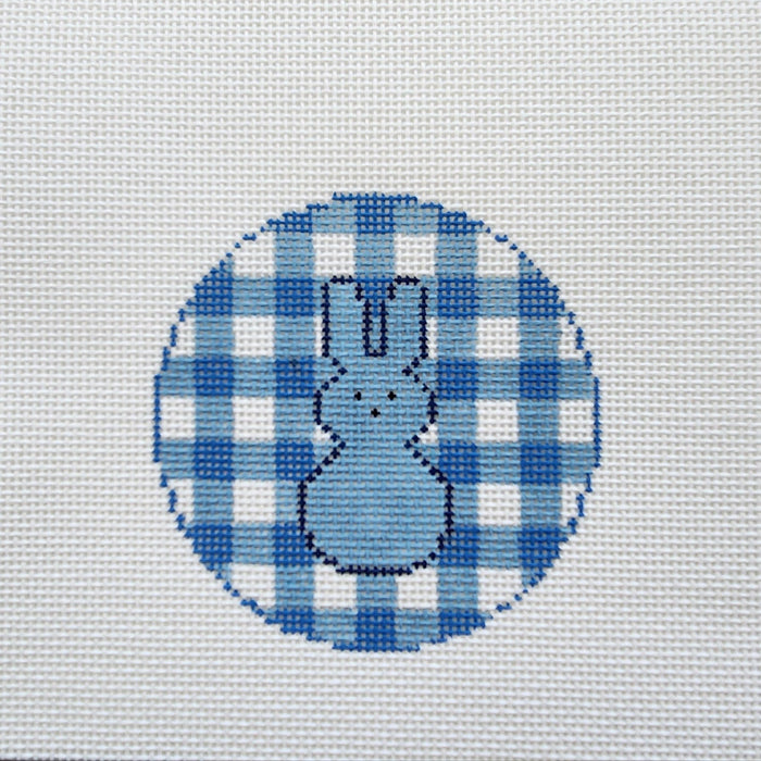 Gingham Peeps Bunny Round